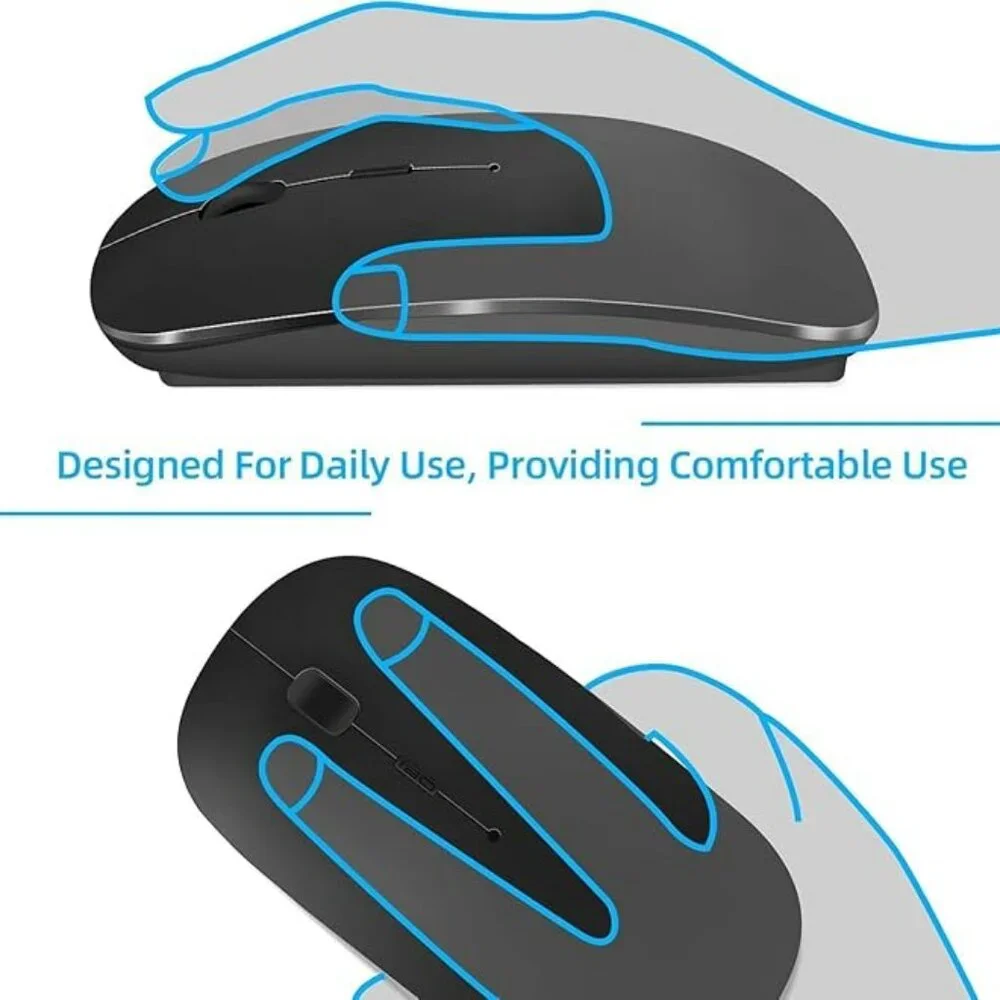 NEW Rechargeable Wireless Bluetooth Mouse for ipad/MacBook air/MacBook pro